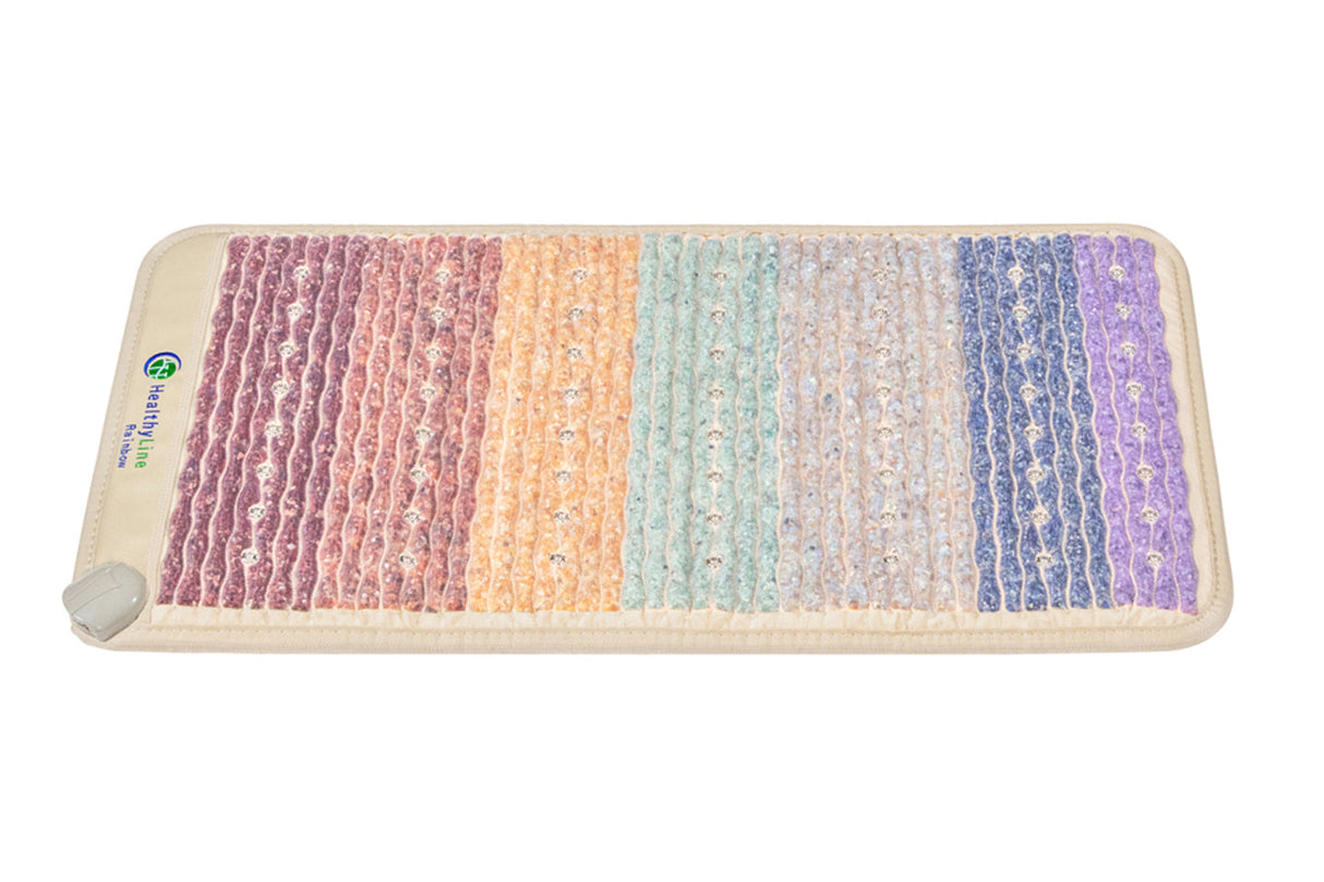 HealthyLine Rainbow Chakra Mat Small 4020 Firm - Photon PEMF Inframat Pro 3rd Edition