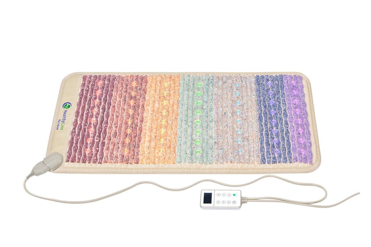 HealthyLine Rainbow Chakra Mat Small 4020 Firm - Photon PEMF Inframat Pro 3rd Edition