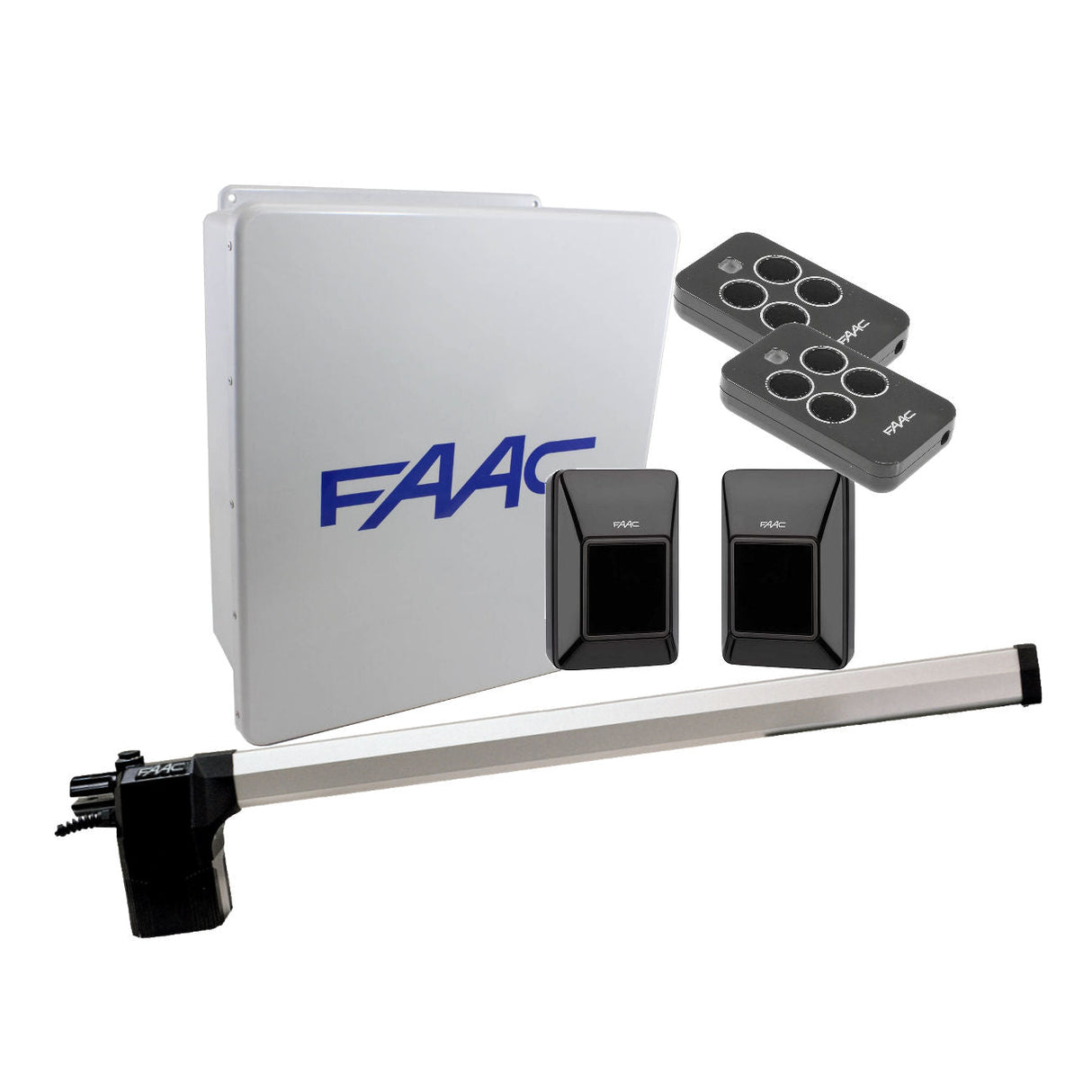 FAAC 412 Single Swing Gate Opener Kit (115 VAC)