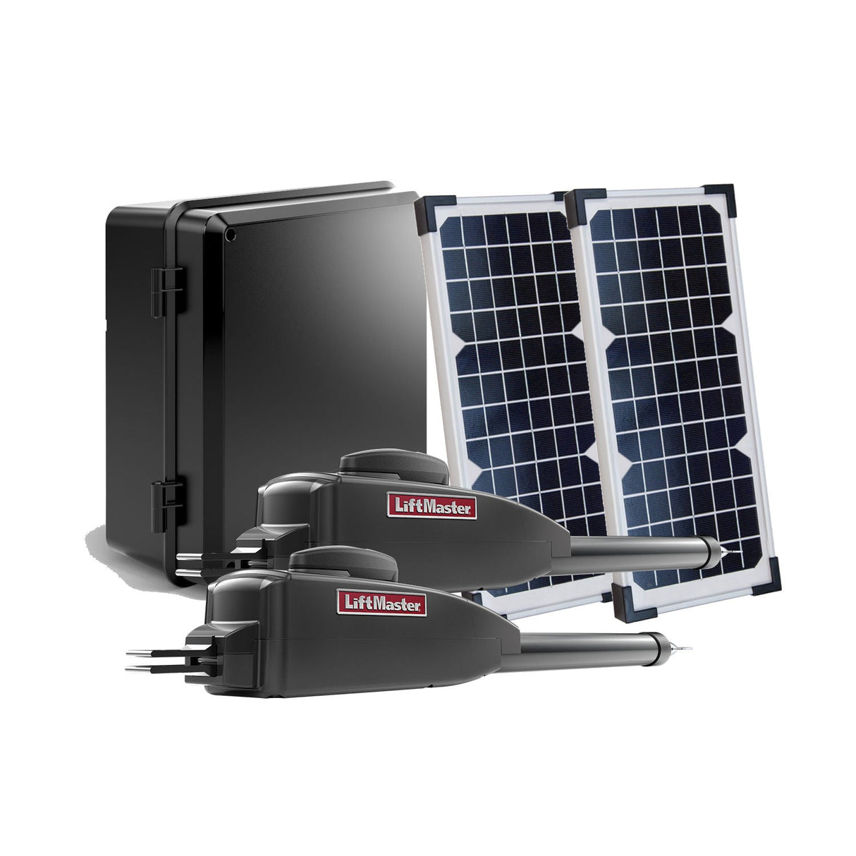 Liftmaster LA400XL20W Dual Gate Openers Solar Package