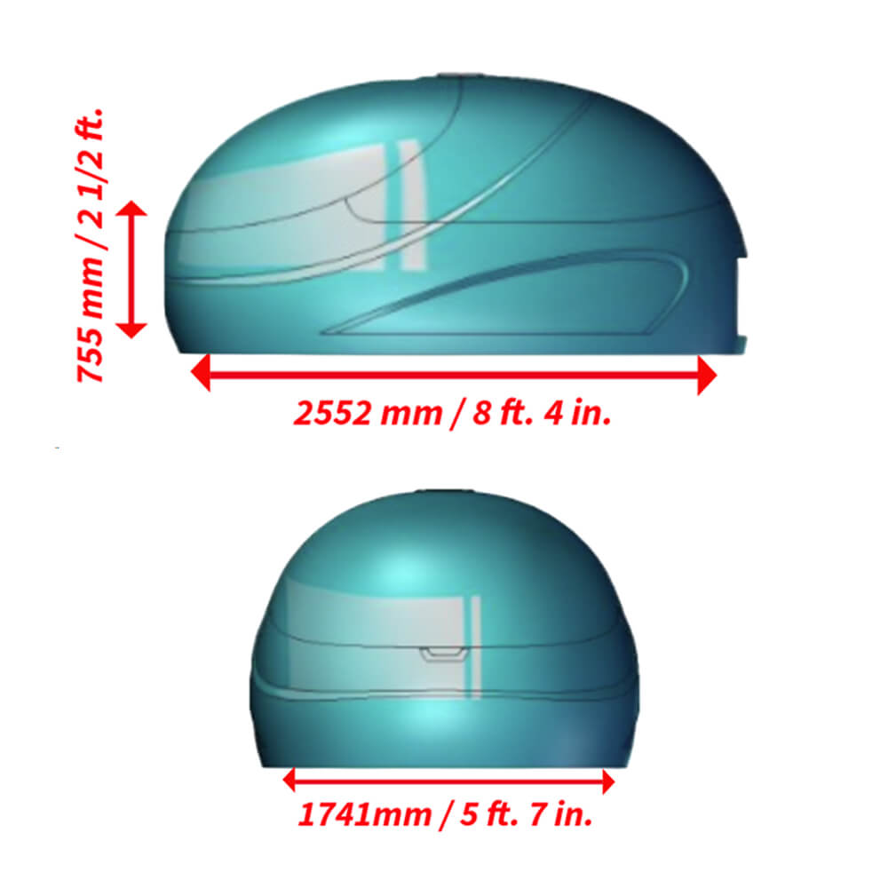 DREAMPOD V2 Premium Modern Commercial Home Flotation Sensory Isolation Tank Pod Spa